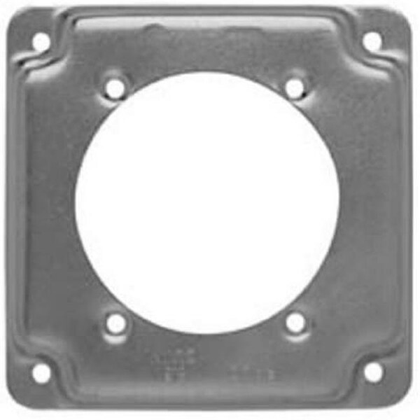 Raco 813C 0.5 in. Rise Corner Square Box Cover - 4 in.